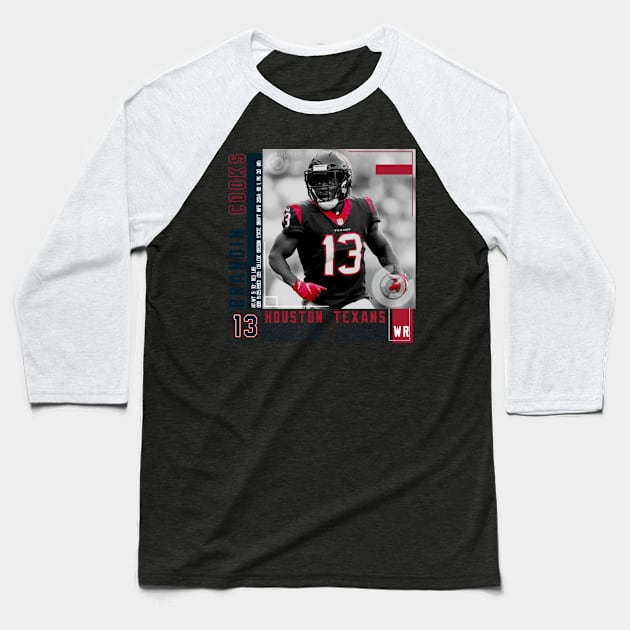 Brandin Cooks Paper Poster Baseball T-Shirt by art.Hamdan